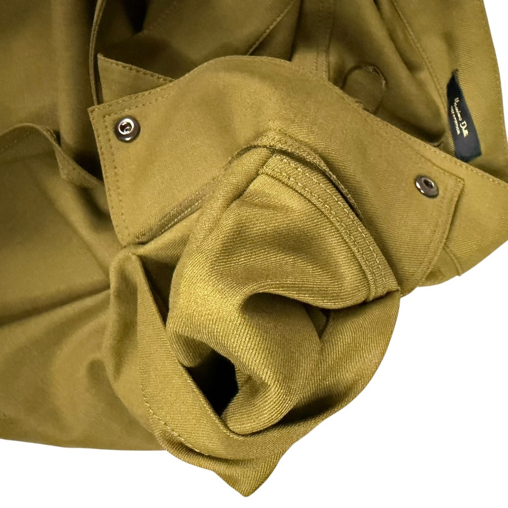 Massimo Dutti Utility Cargo Mini Skirt Safari Olive Military Green Size Small - Picture 10 of 14
